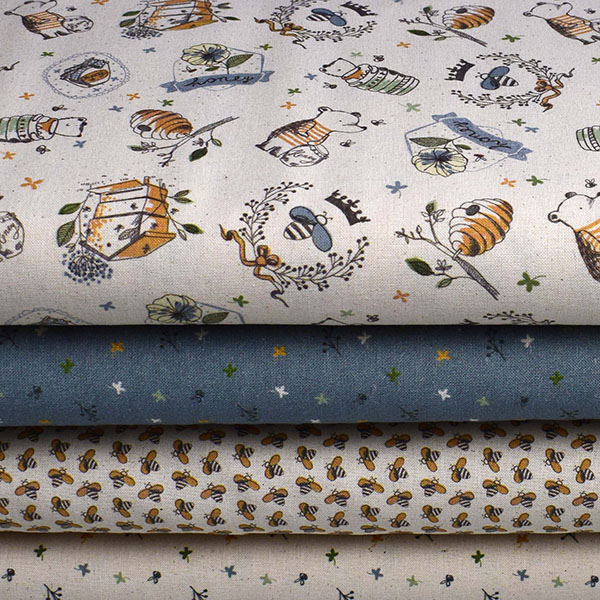 bee fabrics by the quiltsanctuary
