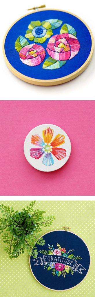 Colorful embroidery for the heart - the Lolli and Grace Interview