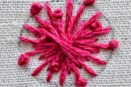 umbel flower embroidery tutorial