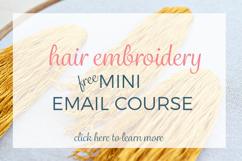 hair embroidery mini course 2v