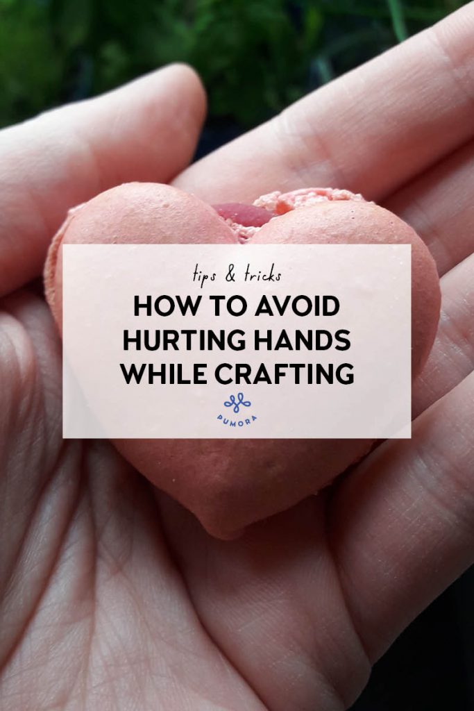 how to avoid hurting hands while crafting