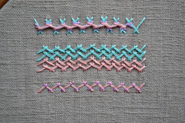 The Herringbone stitch days