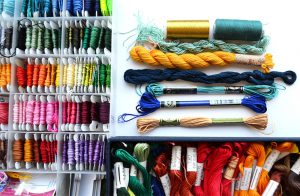 Embroidery fabric and thread - choosing as a beginner