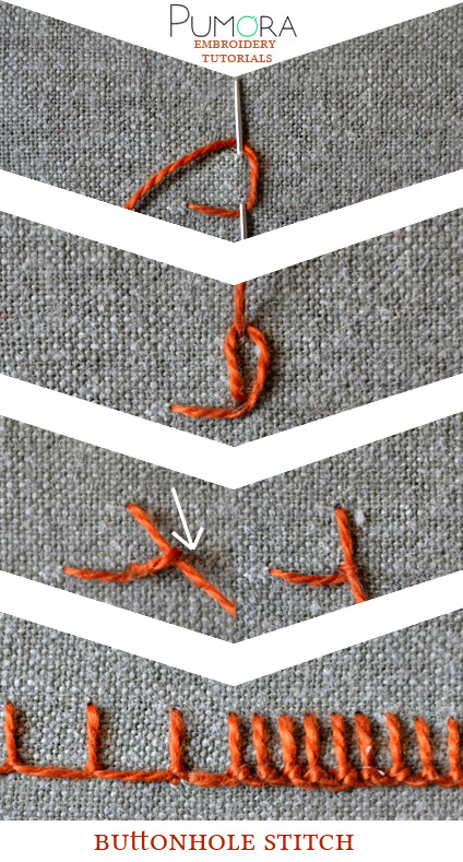 buttonhole stitch tutorial