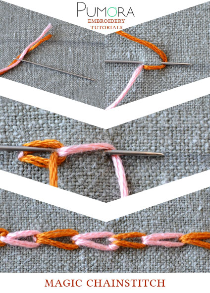 The best embroidery stitches for lines and letters