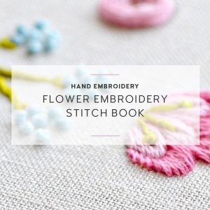 flower embroidery stitch book new sq