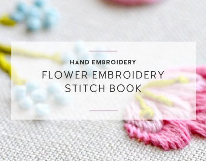 Flower embroidery ebook