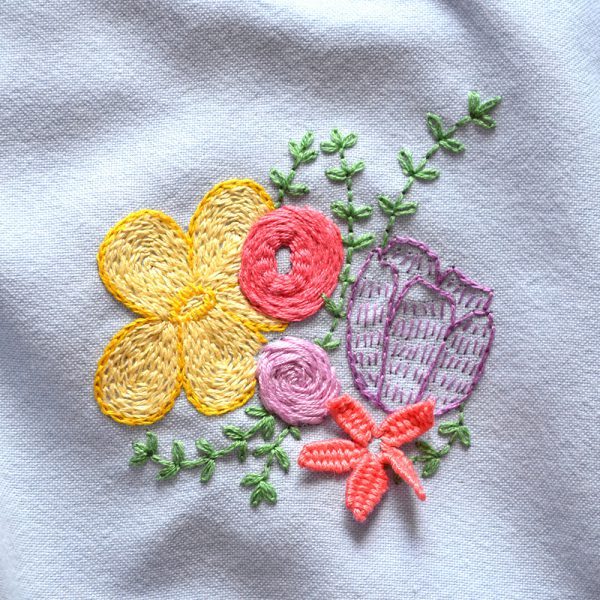 Free flower embroidery patterns - with Anchor