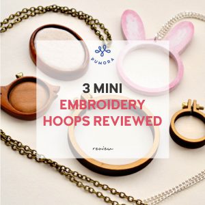 3 mini embroidery hoops reviewed