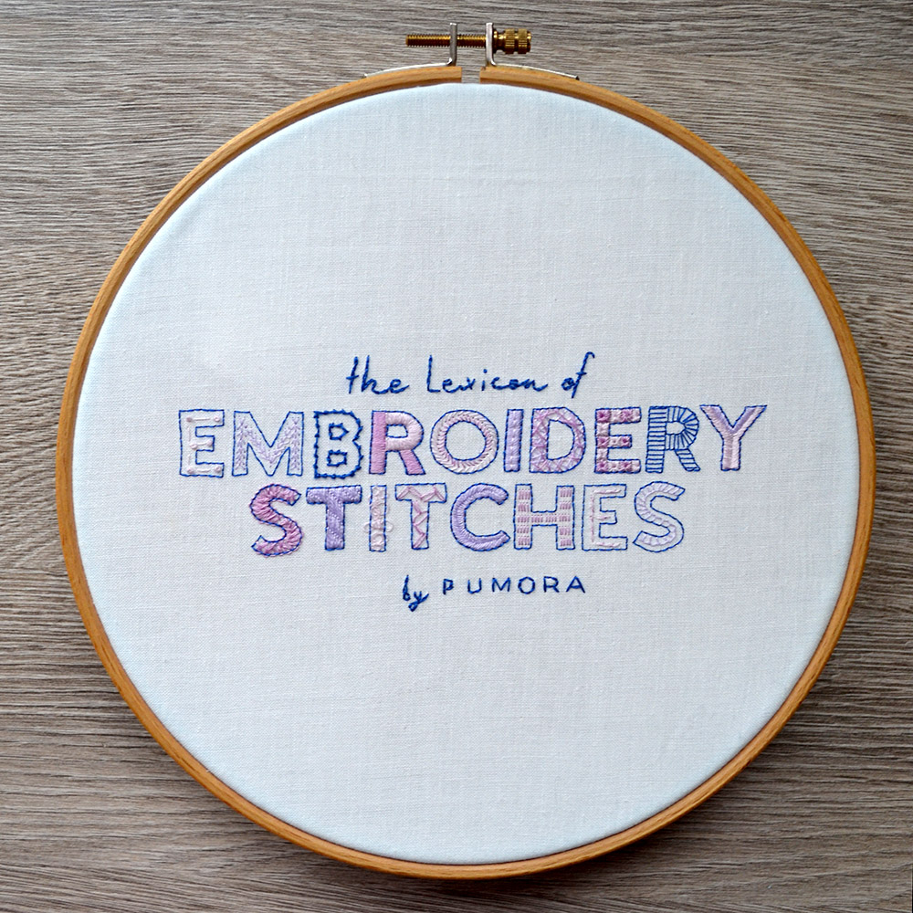lexicon of embroidery stitches