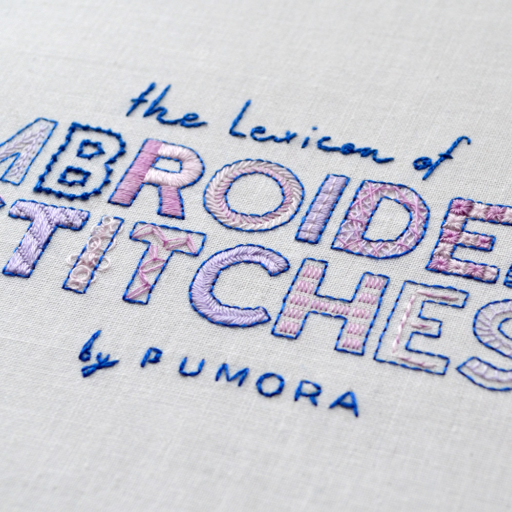 lexicon of embroidery stitches