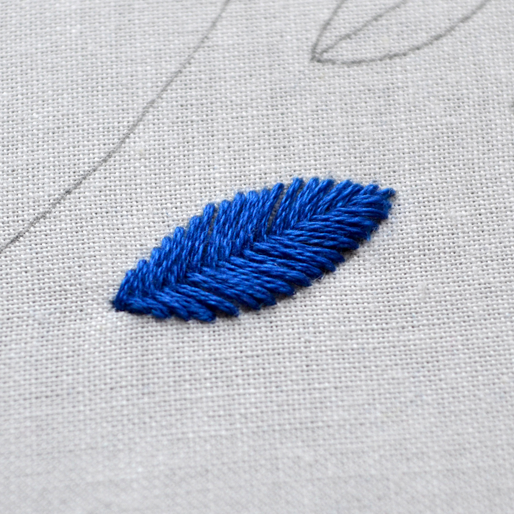 fishbone stitch embroidery tutorial