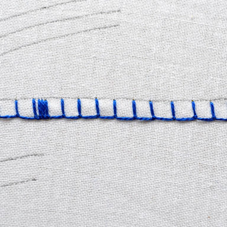 buttonhole stitch video tutorial - embroidery stitches