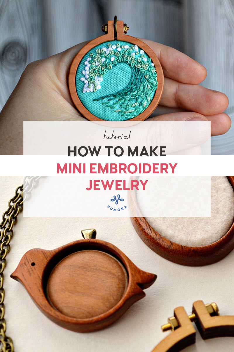 How to make embroidered jewelry How to make embroidered jewelry
