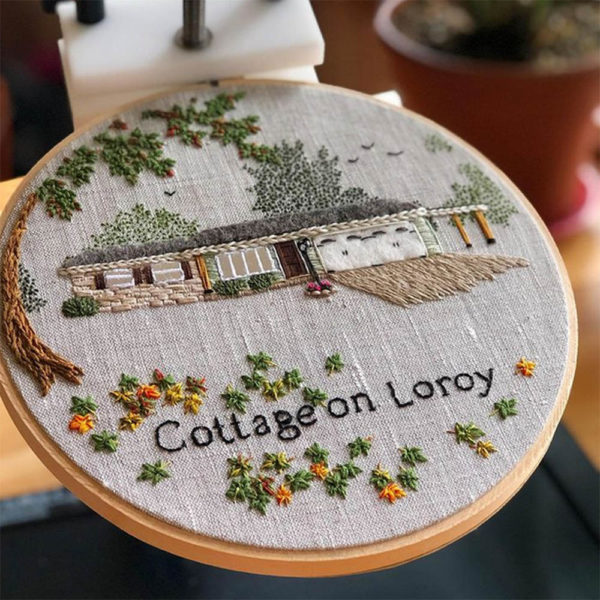 Fantastic house embroidery  the monsters lounge interview Fantastic house embroidery  the monsters lounge interview